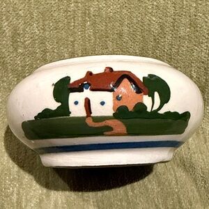 Vintage Dartmouth Pottery Motto Ware Cottage Ware Small Sugar Hand Made England